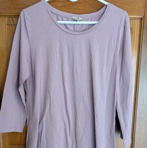 Duluth Trading Co Lavender Long Sleeve Tee